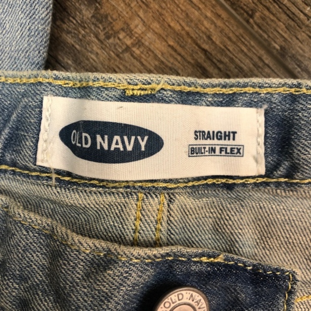Old Navy Straight Blue Jeans Pants Denim ((size 16)) - Picture 8 of 8